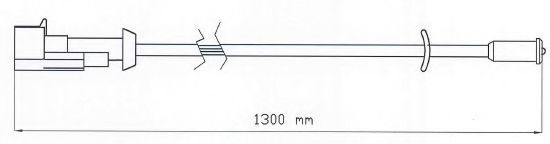 Сигнализатор, износ тормозных колодок DURON FAI208
