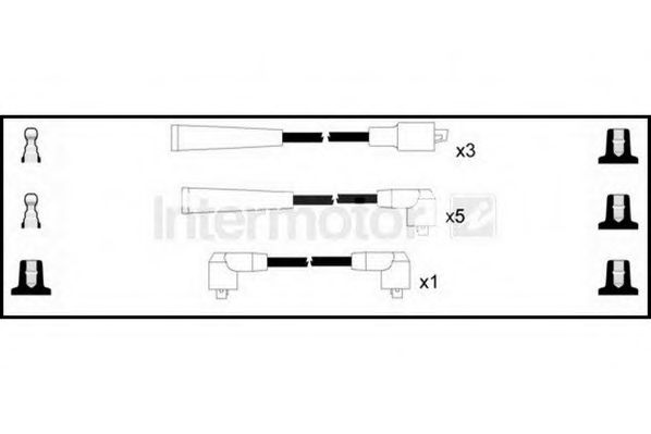 Комплект проводов зажигания STANDARD 76344
