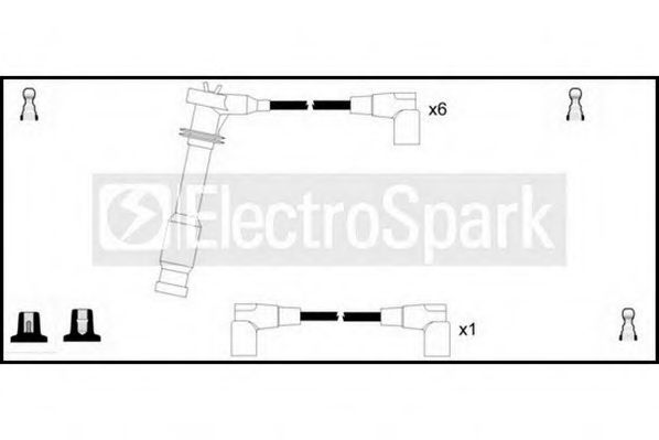 Комплект проводов зажигания STANDARD OEK428