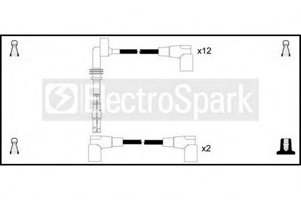Комплект проводов зажигания STANDARD OEK425