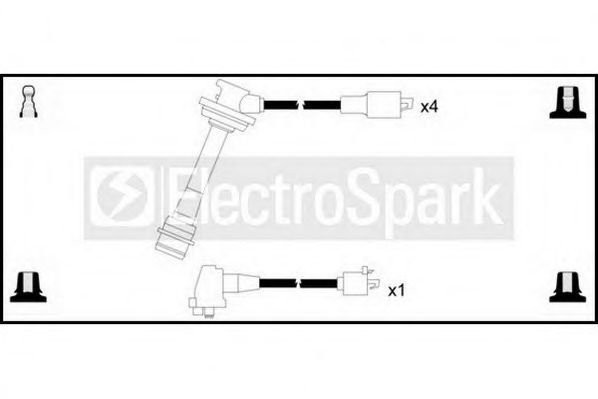 Комплект проводов зажигания STANDARD OEK561