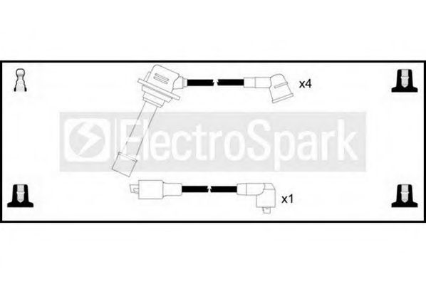 Комплект проводов зажигания STANDARD OEK112