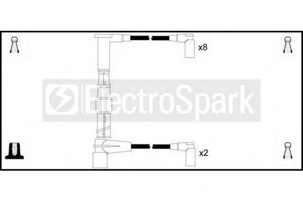 Комплект проводов зажигания STANDARD OEK698