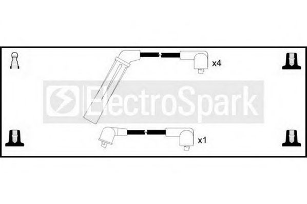 Комплект проводов зажигания STANDARD OEK213