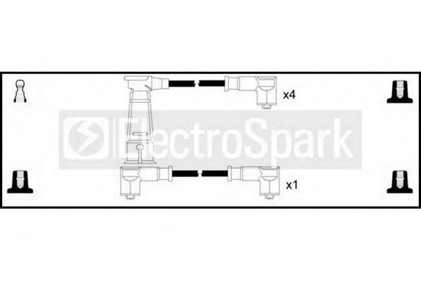 Комплект проводов зажигания STANDARD OEK407