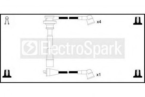 Комплект проводов зажигания STANDARD OEK774