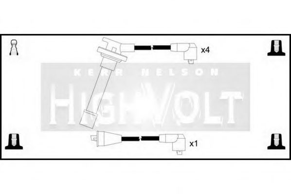 Комплект проводов зажигания STANDARD OEF402