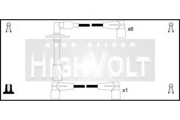 Комплект проводов зажигания STANDARD OEF473