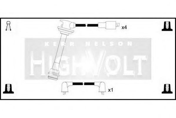 Комплект проводов зажигания STANDARD OEF398
