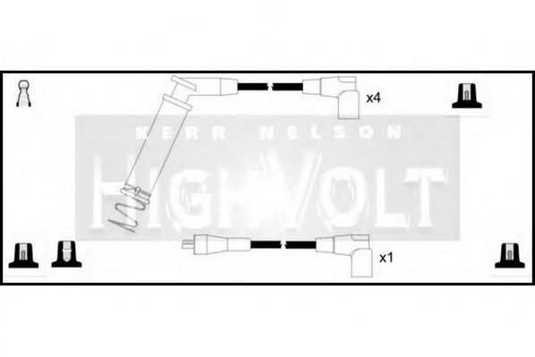 Комплект проводов зажигания STANDARD OEF559