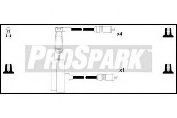 Комплект проводов зажигания STANDARD OES1191