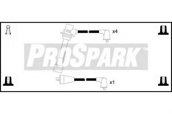 Комплект проводов зажигания INTERMOTOR 73743