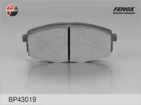 Комплект тормозных колодок, дисковый тормоз FENOX BP43019