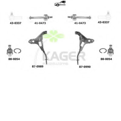Подвеска колеса KAGER 800500