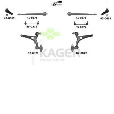 Подвеска колеса KAGER 800780