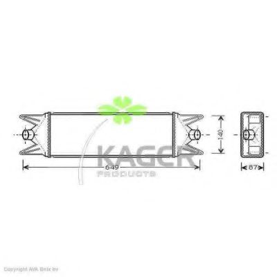 Интеркулер KAGER 31-0547