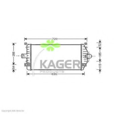 Интеркулер KAGER 31-3973