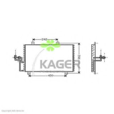 Конденсатор, кондиционер KAGER 94-5024