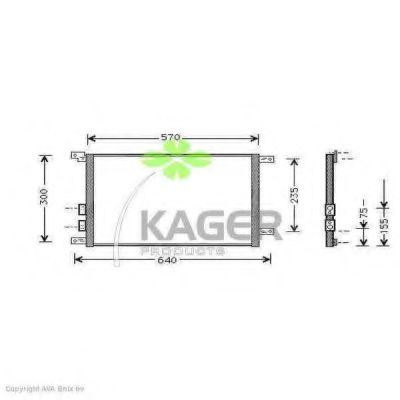 Конденсатор, кондиционер KAGER 94-5027