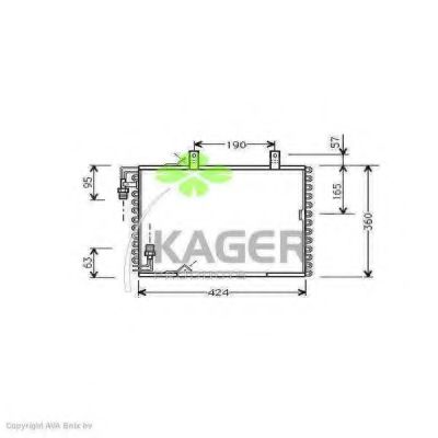 Конденсатор, кондиционер KAGER 94-5039