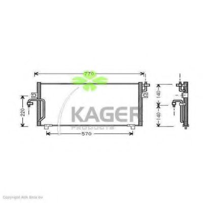 Конденсатор, кондиционер KAGER 94-5085