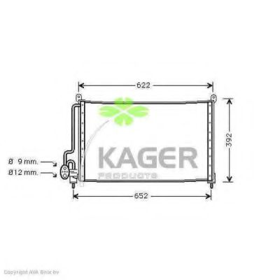 Конденсатор, кондиционер KAGER 94-5256