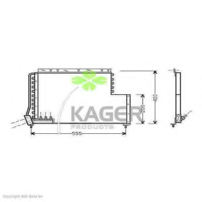 Конденсатор, кондиционер KAGER 94-5378