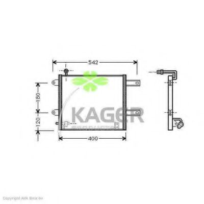 Конденсатор, кондиционер KAGER 94-5399