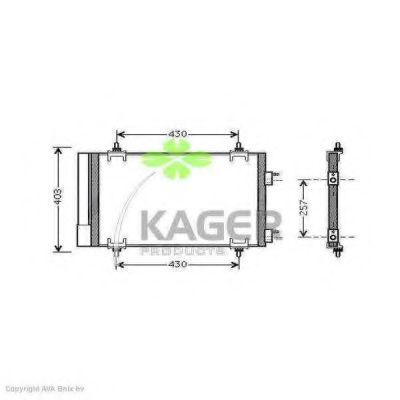 Конденсатор, кондиционер KAGER 94-5790