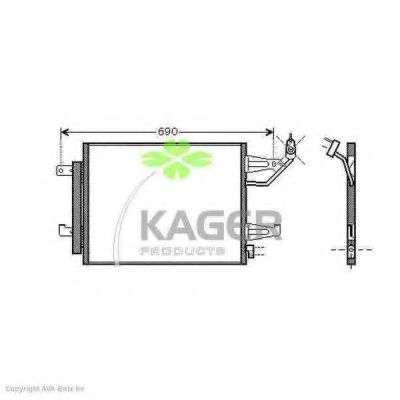 Конденсатор, кондиционер KAGER 94-5926