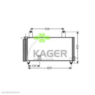 Конденсатор, кондиционер KAGER 94-6085