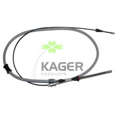 Трос, стояночная тормозная система KAGER 19-1621