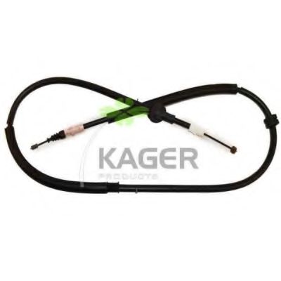 Трос, стояночная тормозная система KAGER 19-1463