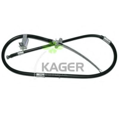 Трос, стояночная тормозная система KAGER 19-6514