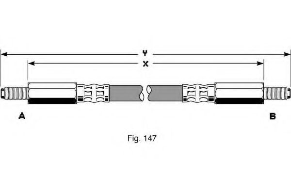 Тормозной шланг GIRLING 9003246