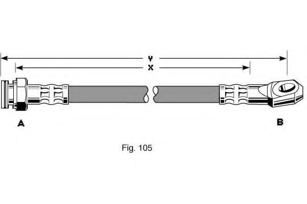 Тормозной шланг GIRLING 9004266