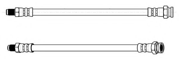 Тормозной шланг KAWE 512971