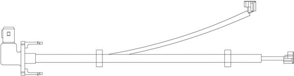 Сигнализатор, износ тормозных колодок KAWE WS0281A
