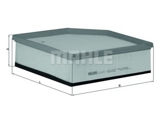 Воздушный фильтр MAHLE ORIGINAL LX 1607/1