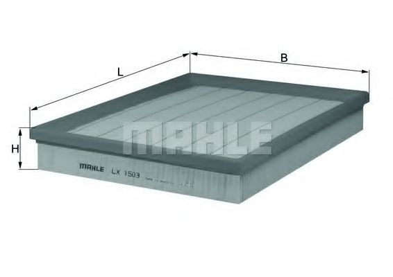 Воздушный фильтр MAHLE ORIGINAL LX 1503