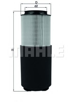 Воздушный фильтр MAHLE ORIGINAL LX 976