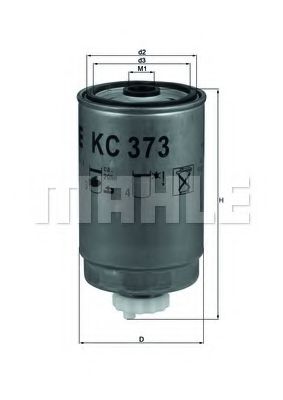 Топливный фильтр MAHLE ORIGINAL KC 373