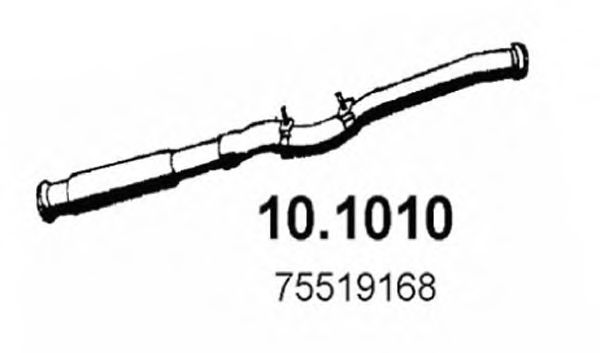Труба выхлопного газа ASSO 10.1010