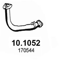 Труба выхлопного газа ASSO 10.1052