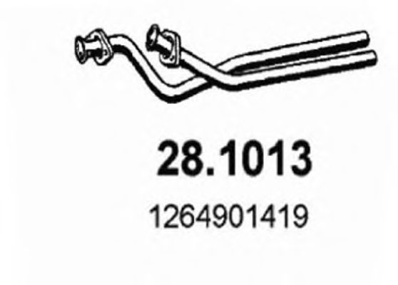 Труба выхлопного газа WALKER 05276