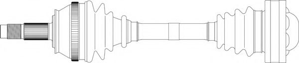 Приводной вал GENERAL RICAMBI AR3053