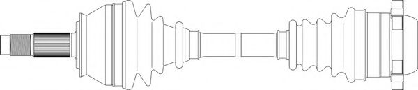 Приводной вал GENERAL RICAMBI FI3162