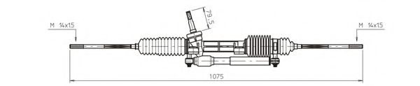 Рулевой механизм GENERAL RICAMBI ME4004