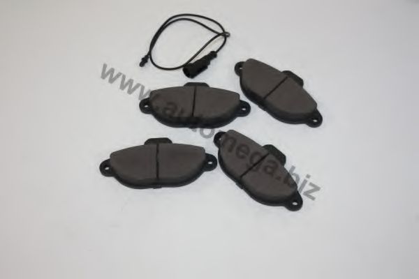 Комплект тормозных колодок, дисковый тормоз AUTOMEGA 30107310172