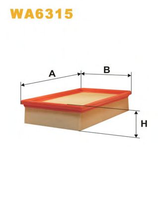 Воздушный фильтр WIX FILTERS WA6315